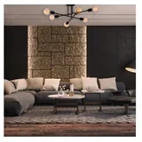 Luster Flower 174 AV 64x64cm, crna