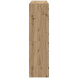  Highboard 2 pcs Umjetnički hrast 68 x 37 x 142 cm | Eponuda.ba