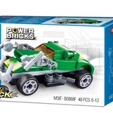 Sluban kocke, zeleni automobil
