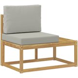  Set vanjskih sofa 4 Komad Bijela i svjetlosiva Poliester | Shoptok.si