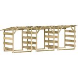 vidaXL Pergole s krovom 3 kom 100 x 90 x 100 cm impregnirana borovina | shoptok.hr