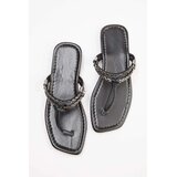 Trendyol Shoes ženske sandale TAKSS26TE00010, crne Cene