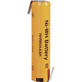 Panasonic NiMH akumulator Micro Z-spajkalni priključek\, HHR-60AAAH-1Z\, 1.2 V 500 mAh (Ø x V) 10.5 mm x 44.5 mm, (20439455) | Shoptok.si