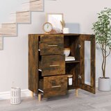  Komoda boja dimljenog hrasta 69 5x34x90 cm konstruirano drvo | shoptok.hr