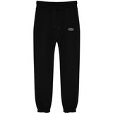 Trendyol Black Men's Oversize Sweatpants with Phone Pocket Detail Cene