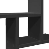 vidaXL Zidne police 2 kom crne 50 x 12 x 50 cm od konstruiranog drva | shoptok.hr