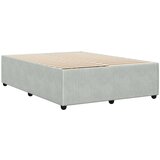  Okvir za krevet svjetlosivi 140x190 cm baršunasti | shoptok.hr