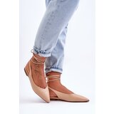 Boto Women's Lace Ballet Flats Nude Lilly Ann | ePonuda.com