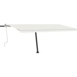  Samostojeća tenda na ručno uvlačenje 500 x 350 cm krem | shoptok.hr