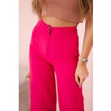 Kesi Pants with a wide leg fuchsia | Shoptok.si