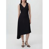 Reserved Asimetrična midi haljina - crno | shoptok.hr