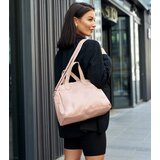 Gemre Pink quilted shoulder bag Ruayda Cene