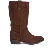 Sergio Leone Brown leather cowboy boots with a heel by | shoptok.hr