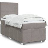 Maison Chic Box spring postelja - Vzmetna postelja z vzmetnico taupe 100x200 cm blago SL23762, (21880115) | Shoptok.si
