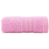 HOBBY Rožnata brisača iz čistega bombaža Sunny, 30 x 50 cm
