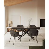 Kave Home Raztegljiva jedilna miza z dodatno ploščo s keramično ploščo 100x130 cm Yodalia – | Shoptok.si