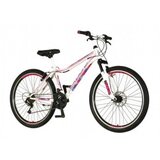 Mtb ženski bicikl explorer belo roze