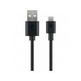 Goobay USB (Type A) / microUSB (Type B) 1m črn polnilni kabel | Shoptok.si