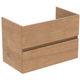 Ideal Standard stenska omarica za pod umivalnik v hrastovem dekorju v naravni barvi 80x55 cm eurovit+ | Shoptok.si