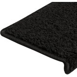  Prostirke za stepenice 15 kom 65x21x4 cm Crne s pravokutnim rubom | shoptok.hr