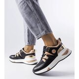 Gemre Black and gold Vinceza sneakers | Shoptok.si