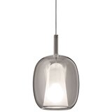  Ondaluce - Visilica na sajli THELMA 1xE27/15W/230V Ø 19,5 cm crna/dimljeno-siva | Eponuda.com