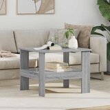 Klubska miza Siva Sonoma 57 x 55 x 45 cm Konstruiran les, (5000120440) | Shoptok.si