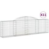  Obokane gabion košare 11 kosa 300x30x80/100 cm pocinkano železo | Shoptok.si