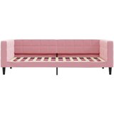  Dnevni krevet s madracem ružičasti 90 x 200 cm baršunasti | shoptok.hr