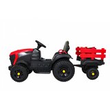  Traktor na akumulator s prikolicom Titanium - crveni | shoptok.hr