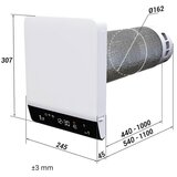  Dalap 25B160 - Lokalni sobni rekuperator BRISE 160 22W/230V Wi-Fi + daljinski upravljač | Eponuda.com