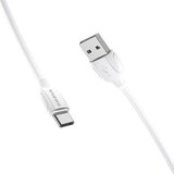 Hoco BOROFONE podatkovni kabel X19 Type C na USB 1m 2,4A bel | Shoptok.si