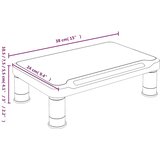  Stalak za monitor crni 38x24x10,5 cm | shoptok.hr