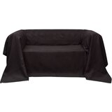 vidaXL Prekrivač za Kauč Mikro-fiber Smeđi 270 x 350 cm | shoptok.hr