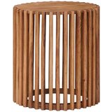  Set pomoćnih stolića s pohranom s vratima Smeđa 40 x 40 x 45 cm | shoptok.hr