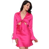 La Modeuse Kratke obleke 71145_P166947 Rožnata Cene