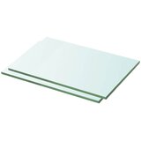 Ploče za police 2 kom staklene prozirne 30 x 15 cm | shoptok.hr