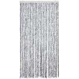  Zastor protiv muha bijelo-sivi 100 x 200 cm od šenila | shoptok.hr