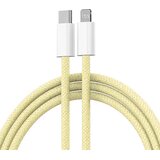  Usb kabl Braided PD Type C na Lightning 20W žuti | Eponuda.com