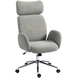  Uredska stolica s podesivim naslonom za glavu ergonomska stolica funkcija nagiba podesiva visina tamno siva | shoptok.hr