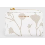 Coccinelle Usnjena denarnica ženski, bela barva