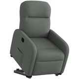 vidaXL Električni naslanjač s funkcijo vstajanja temno siv | Shoptok.si