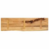Stolna ploča 100x40x3,8 cm masivno drvo manga sa živim rubom | shoptok.hr