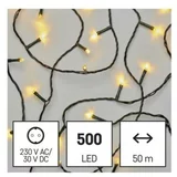 Emos lighting LED božična veriga 50 m, topla bela D4AW06