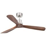 Faro 33370DC - Stropni ventilator LANTAU, braon/mat hrom, prečnik 132 cm + daljinski upravljač | Eponuda.com