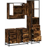  3-dijelni set kupaonskog namještaja boja hrasta drveni | shoptok.hr