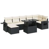 vidaXL 8-dijelni set vrtnih sofa od poliratana s jastucima crni | shoptok.hr