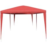  Zabavni šotor Rdeča 600 x 300 x 255 cm PE in jeklo, (5000206170) | Shoptok.si