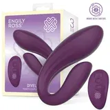 ENGILY ROSS Divel Couples Toy with Remote Purple