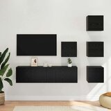  Komplet TV omaric 6 pcs 60 x 30 x 30 cm Črni hrast, (5000247554) | Shoptok.si